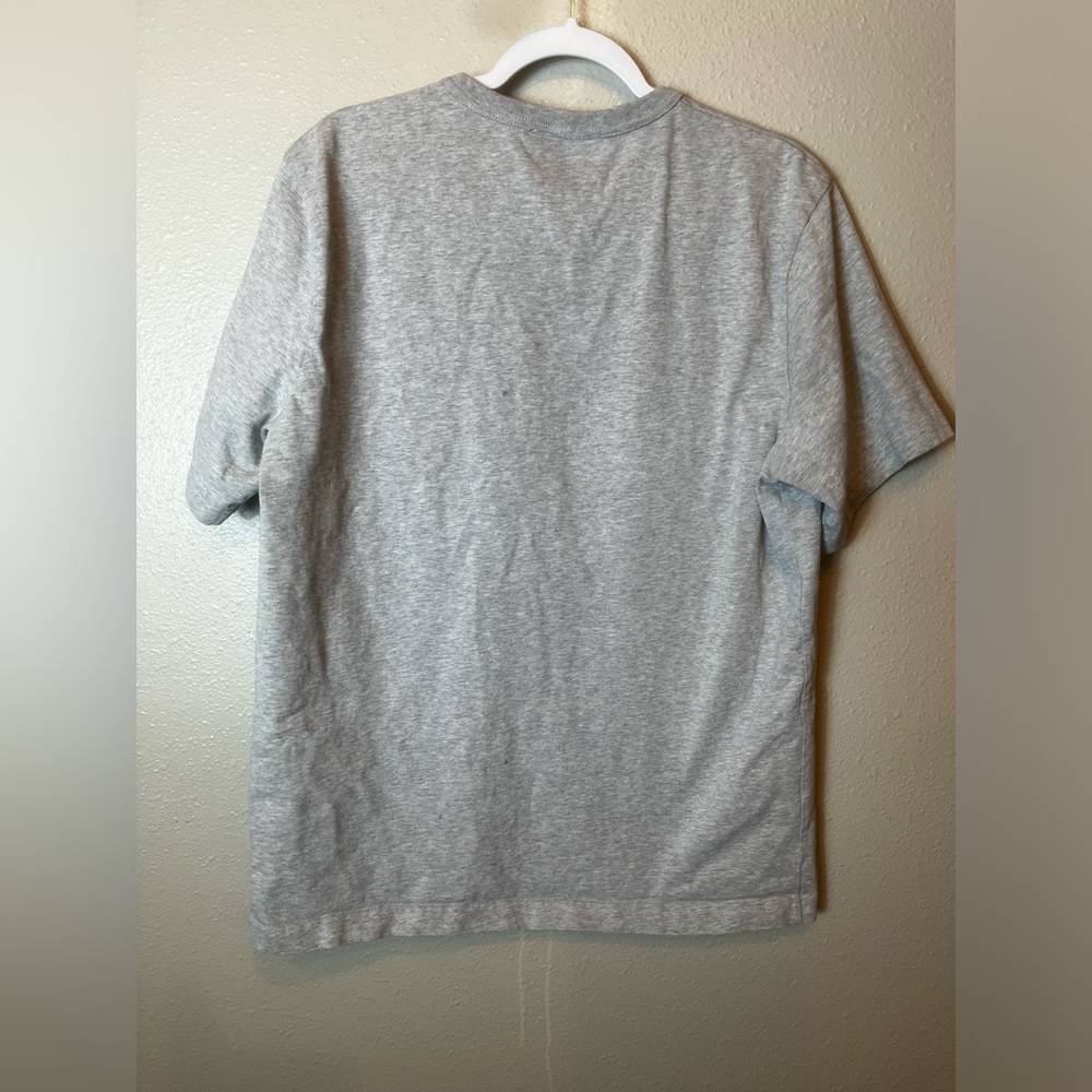 Helmut Lang Logo Grey Short Sleeve T-Shirt Men’s size L - Picture 4 of 5
